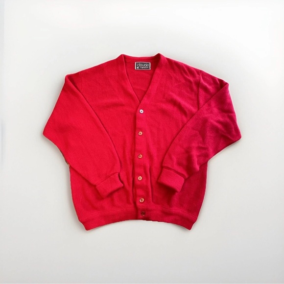 Vtg Claude Cardigan - Picture 1 of 3